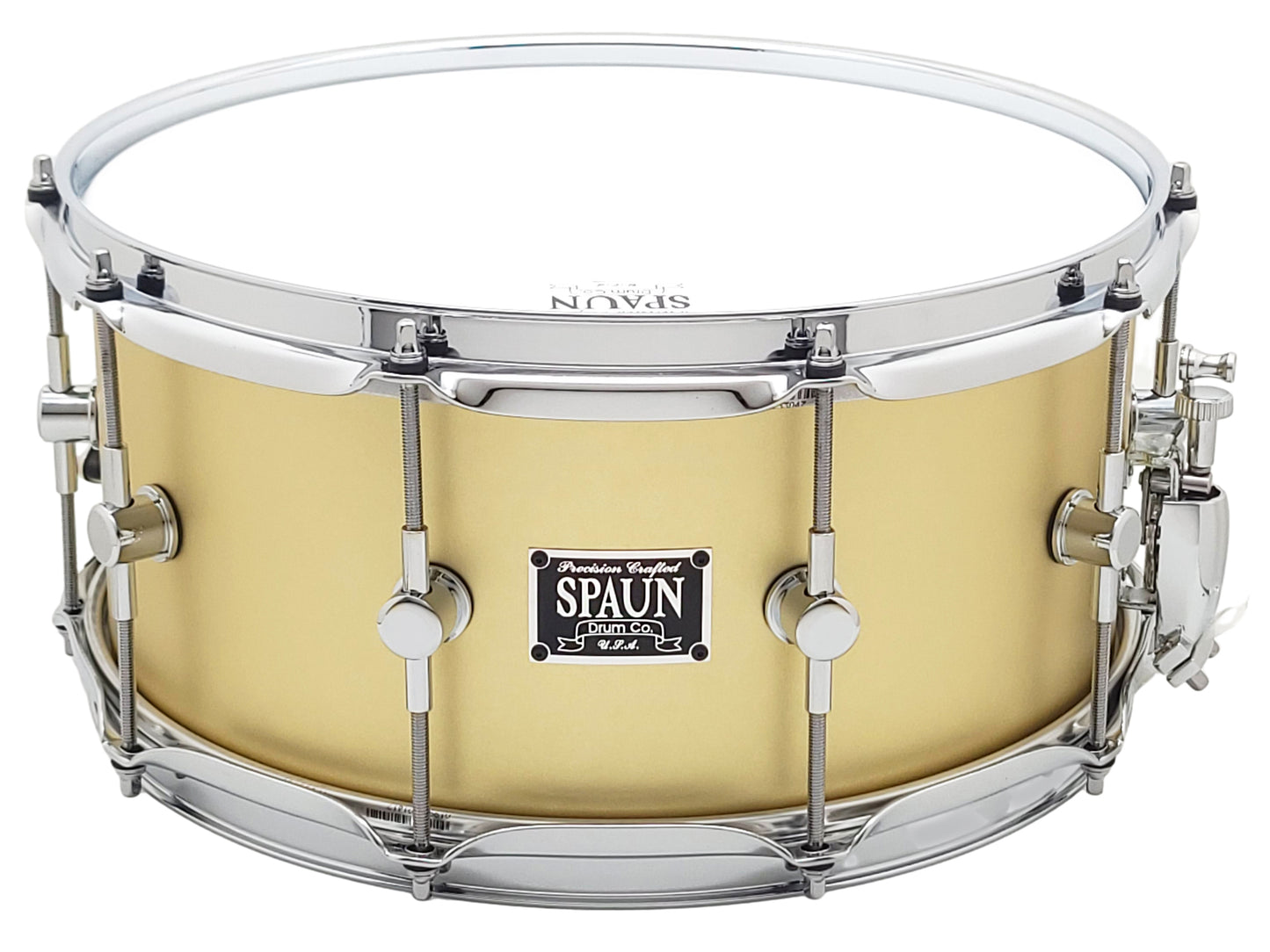 6.5x14 Brass-Satin