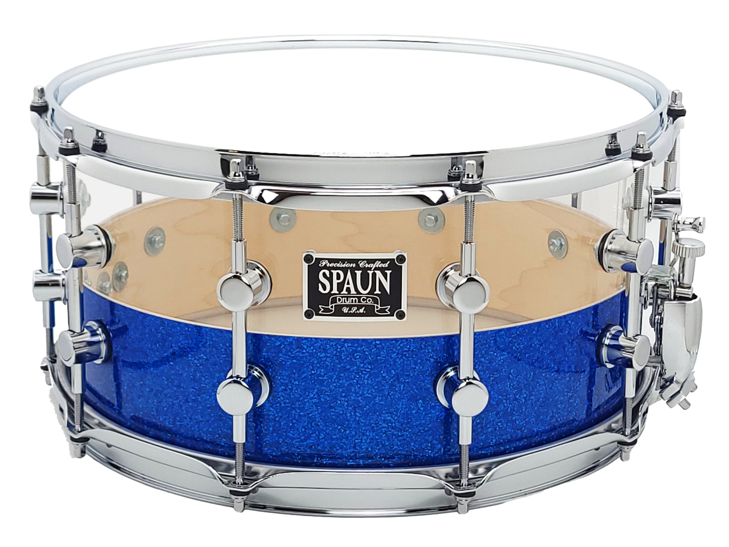 Hybrid 7x14-Clear & Blue Glass