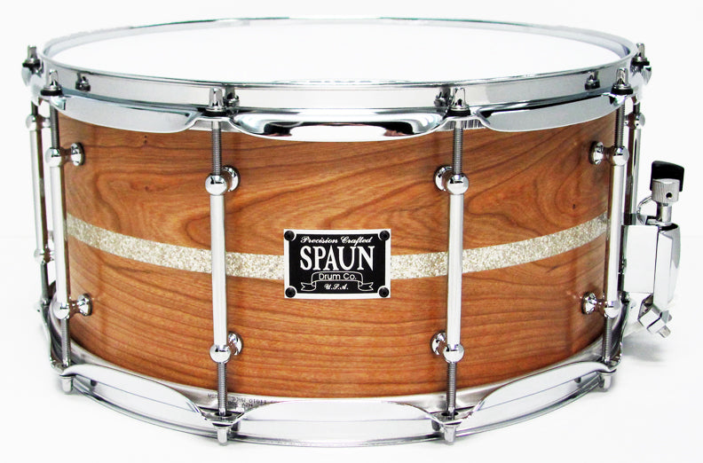 Cherry 7x14-Silver Glass Inlay