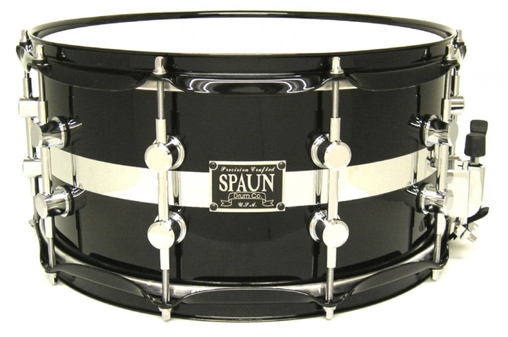 Maple 7x14-Black w-Chrome Stripe