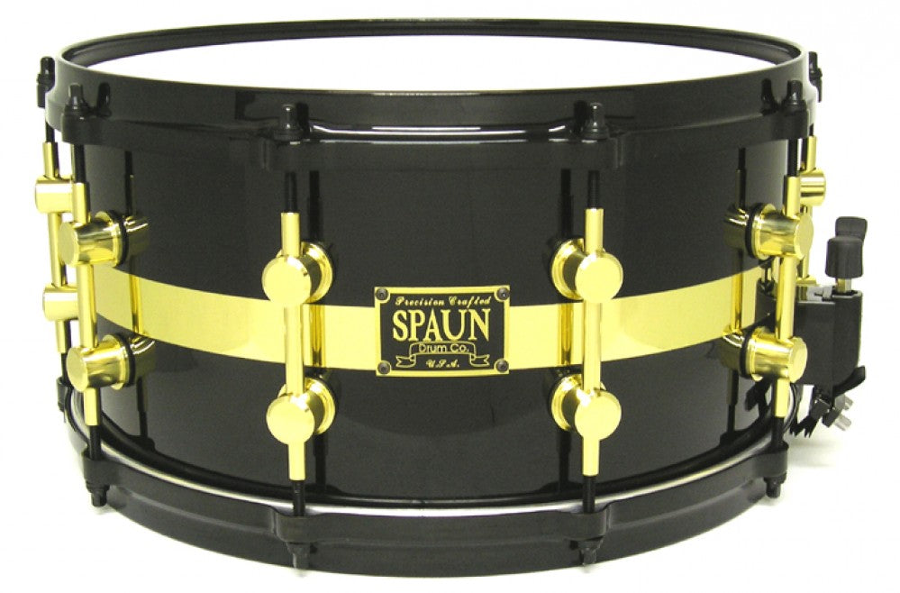Maple 7x14-Black w-Gold Stripe