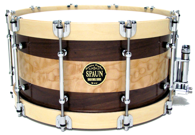 Solid 7x14 Walnut & Quilted Maple