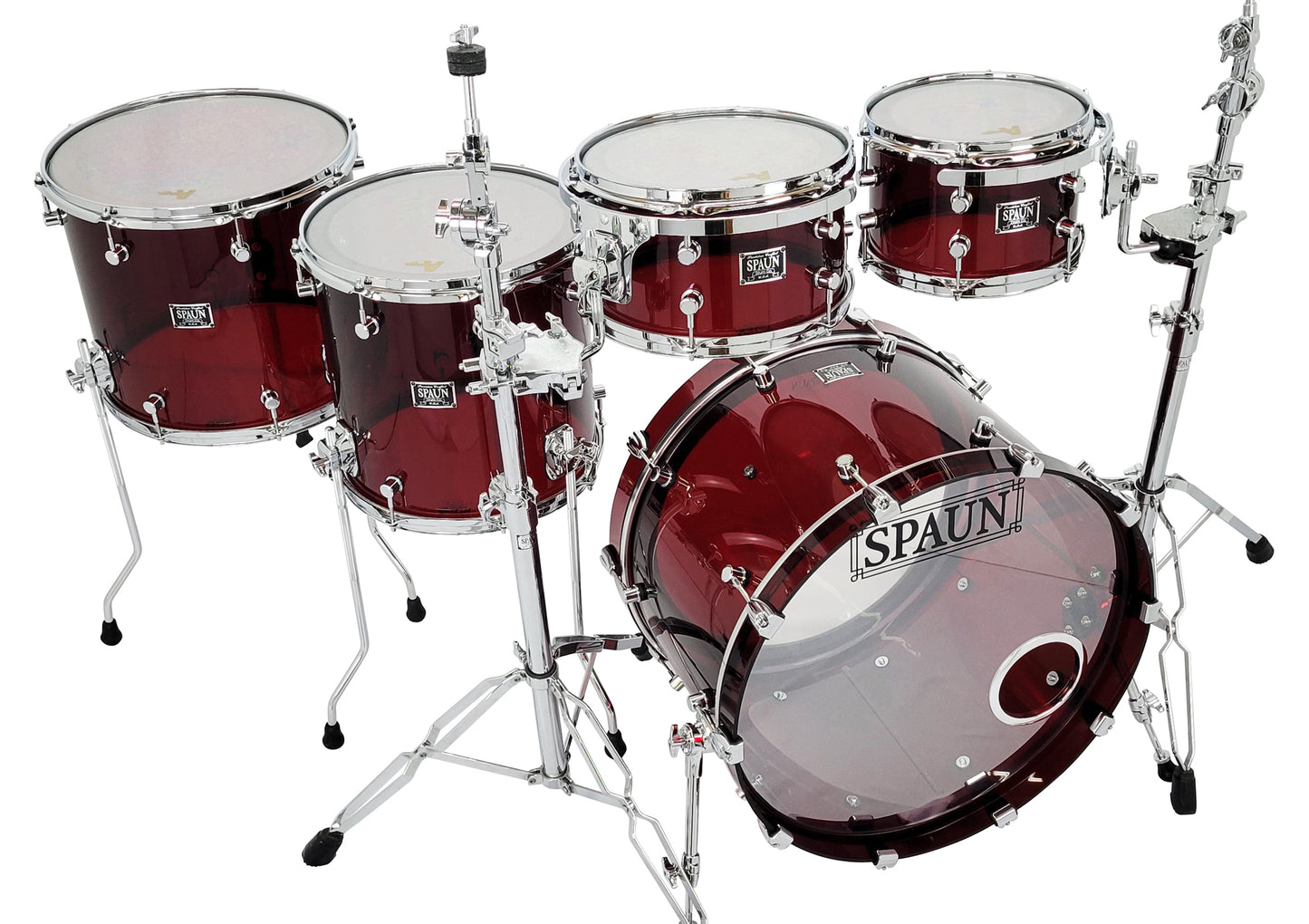 Acrylic 5pc Kit-Red