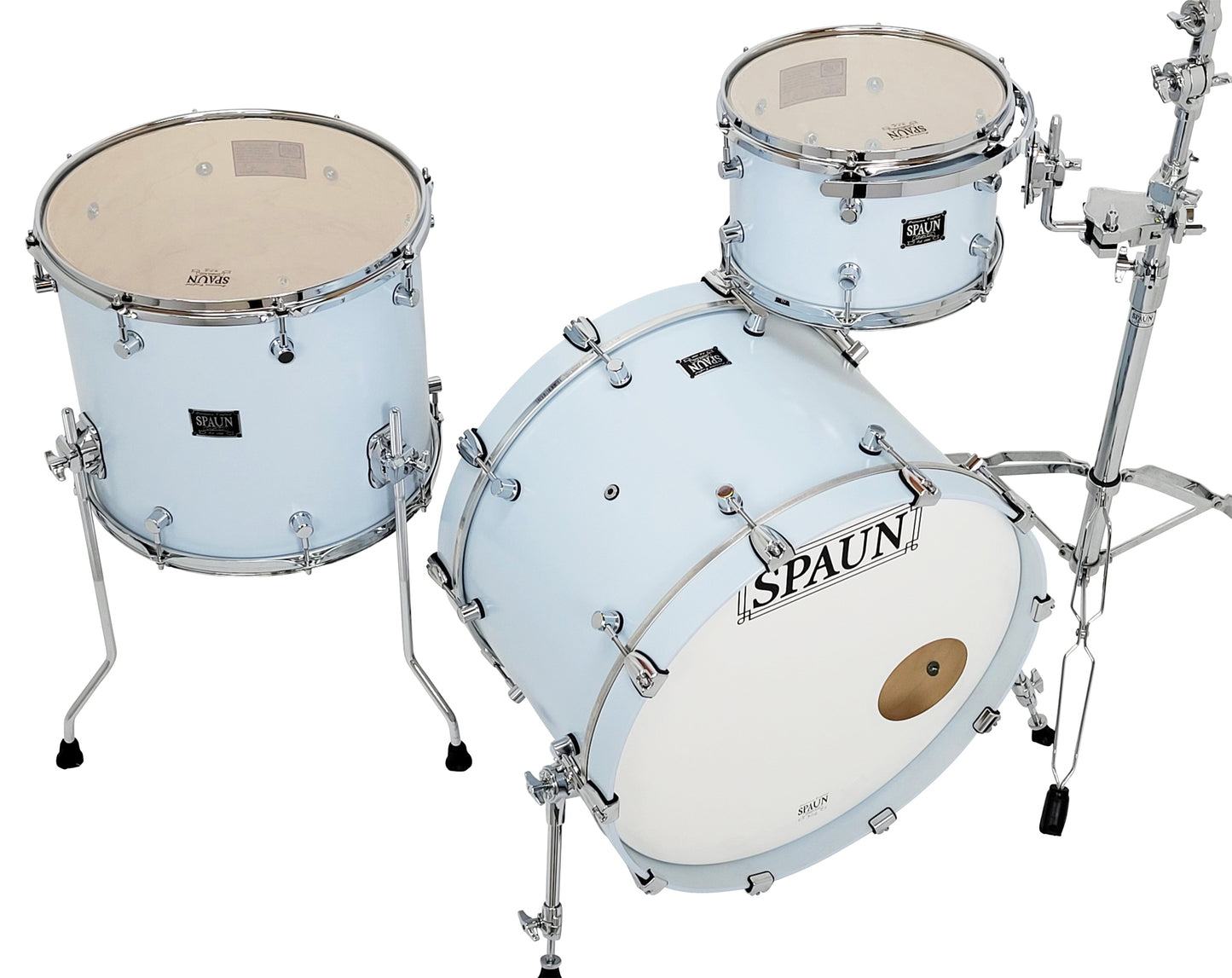 Custom 3pc-Baby Blue Satin