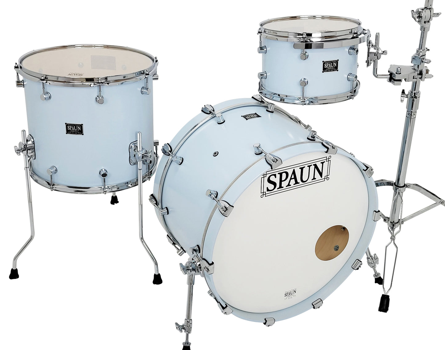 Custom 3pc-Baby Blue Satin