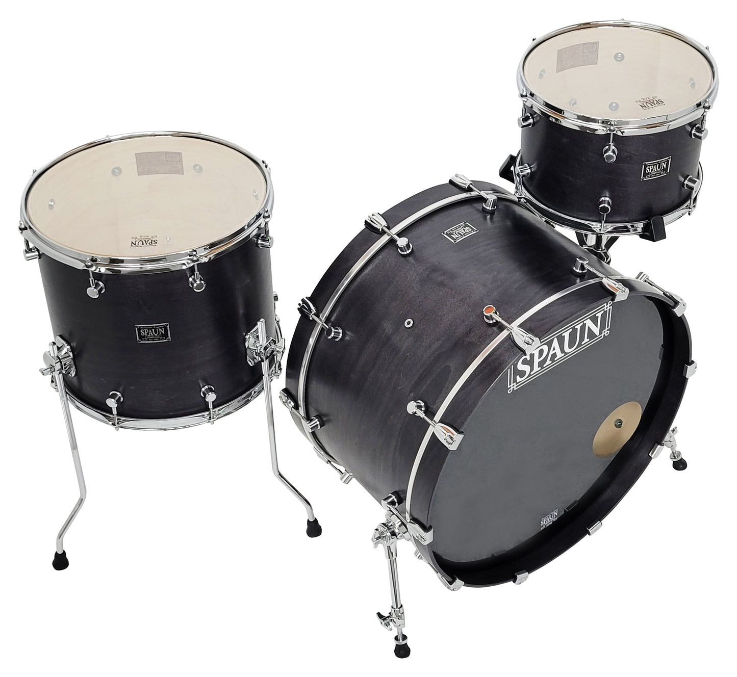 Custom 3pc-Black Satin