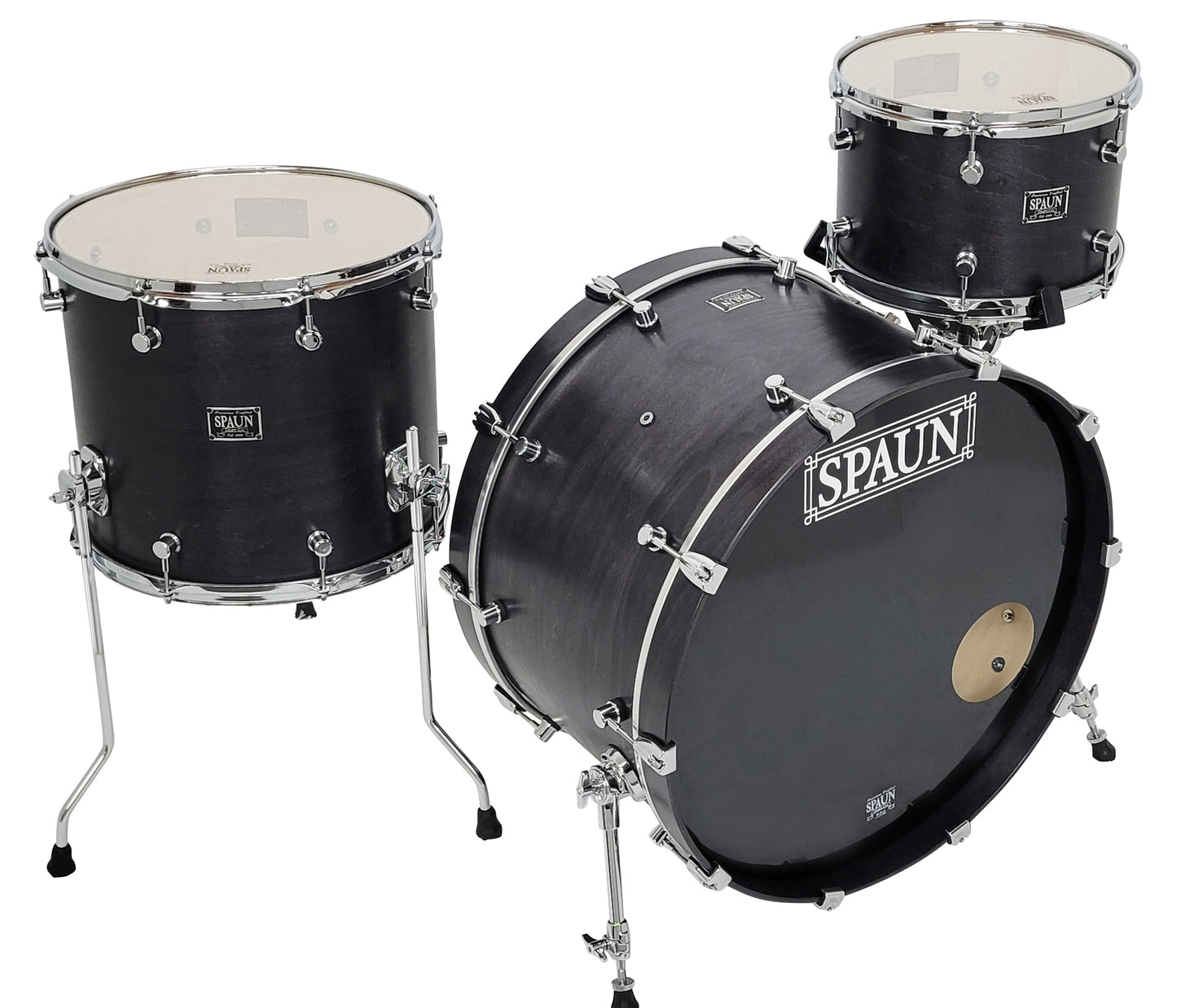 Custom 3pc-Black Satin