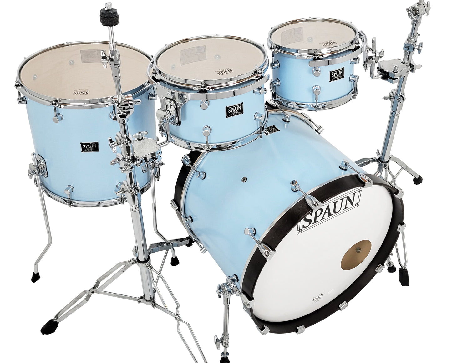 Custom 4pc-Baby Blue Satin