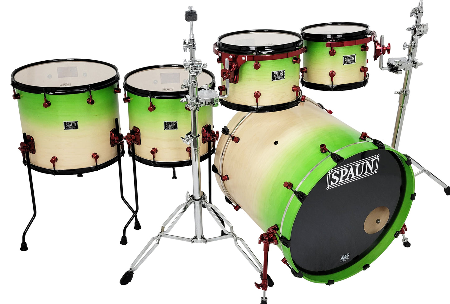 Custom 5pc-Lime Fade