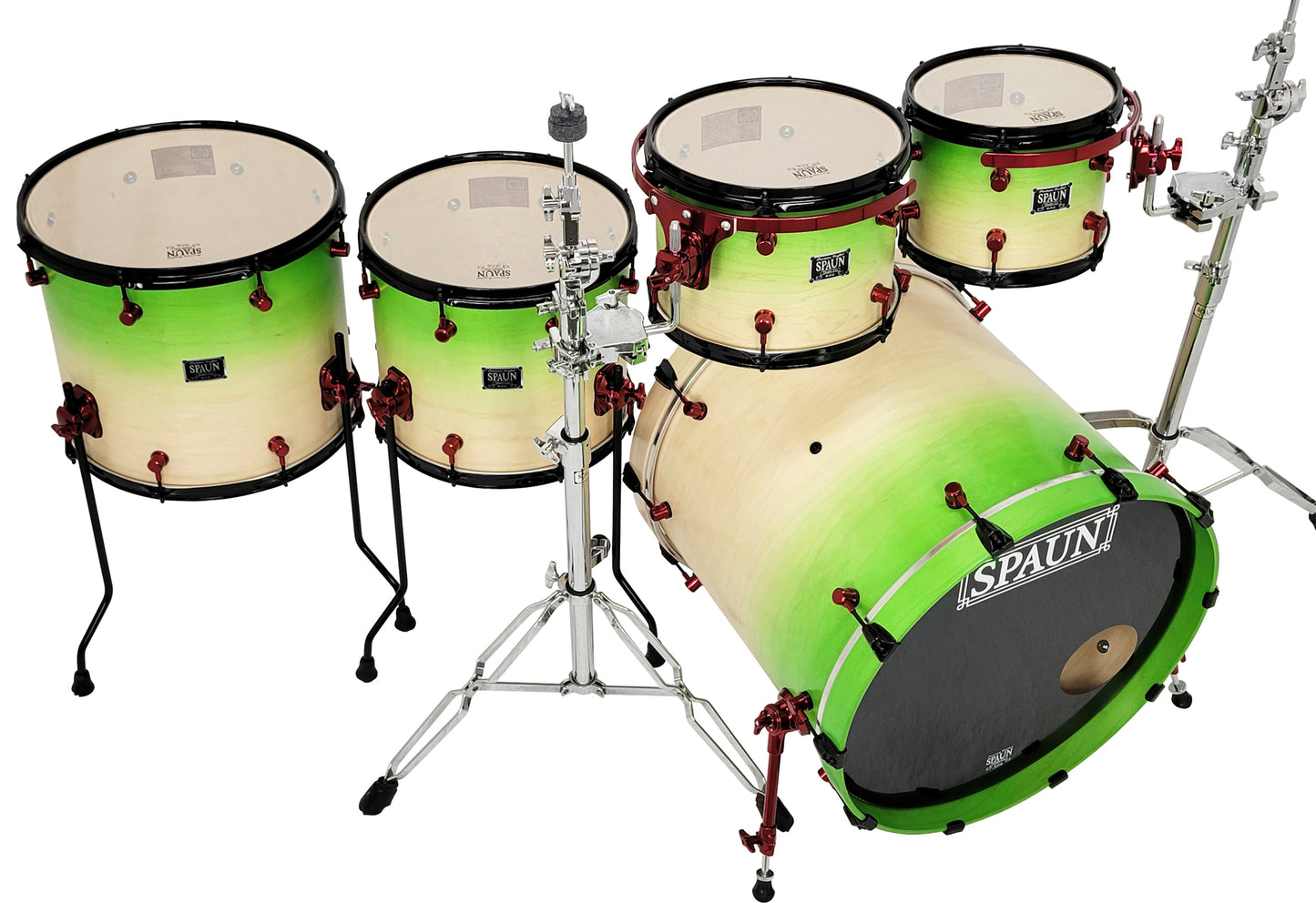 Custom 5pc-Lime Fade