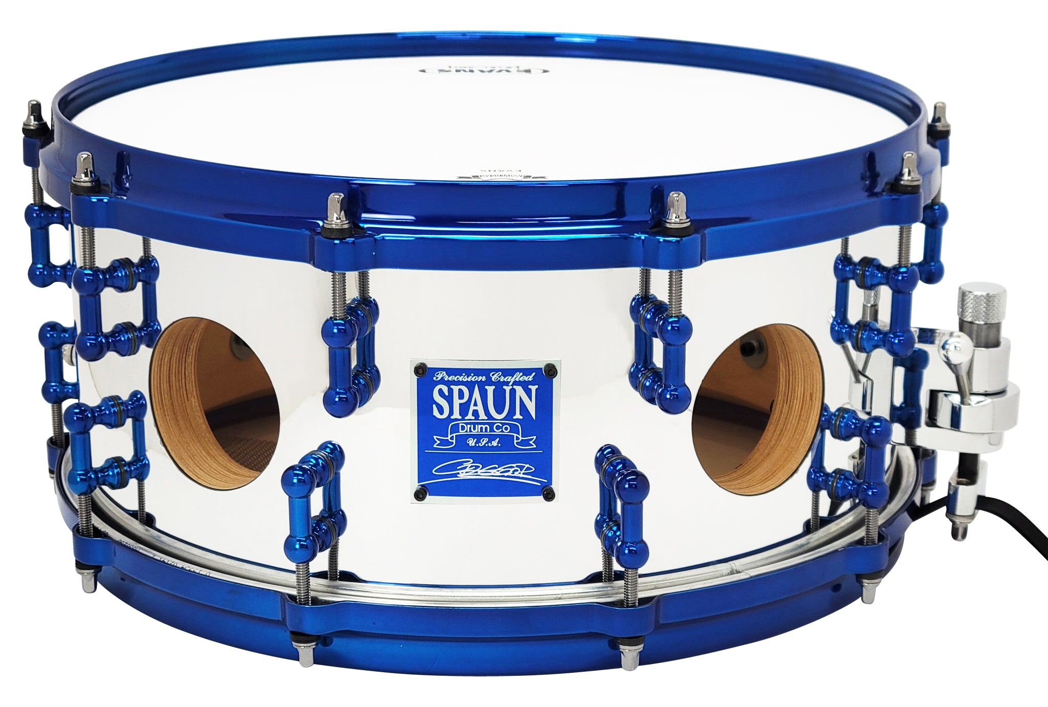 Maple 6.5x14 40ply Snare Drum-Chrome | Spaun Drums – Spaun Drum