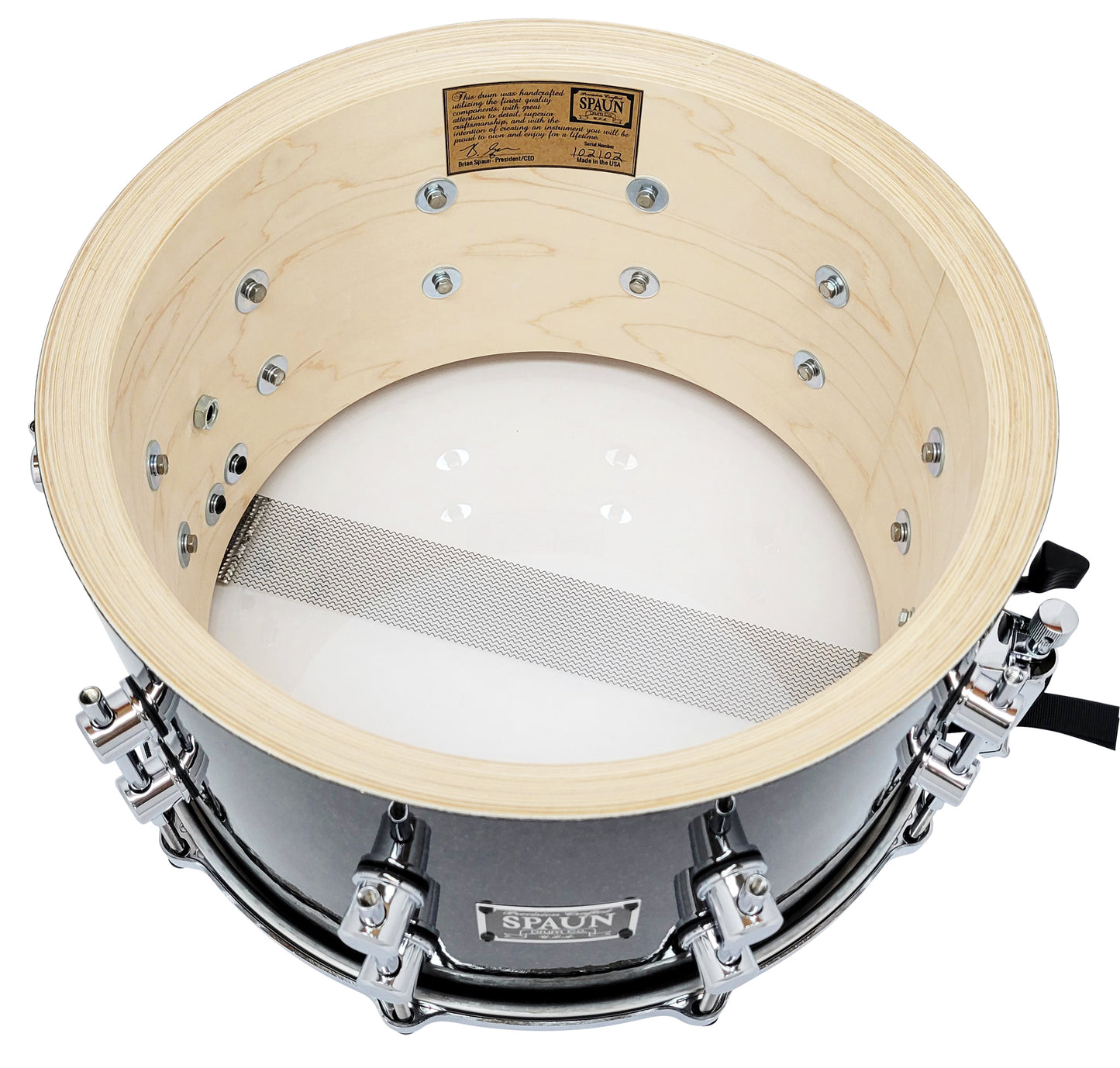 Maple 8x14 32ply-Black Glass
