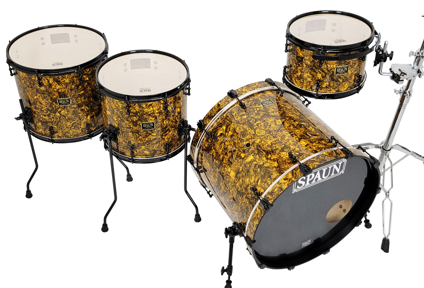 Custom 4pc-Gold Abalone