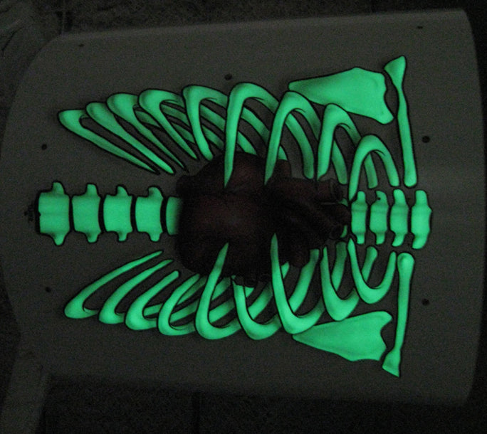 Custom 3pc-Glowing Rib Cage