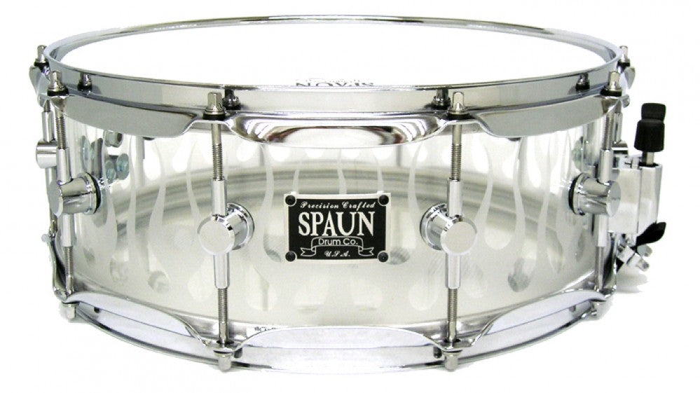 Acrylic 5.5x14-Sandblasted Flames