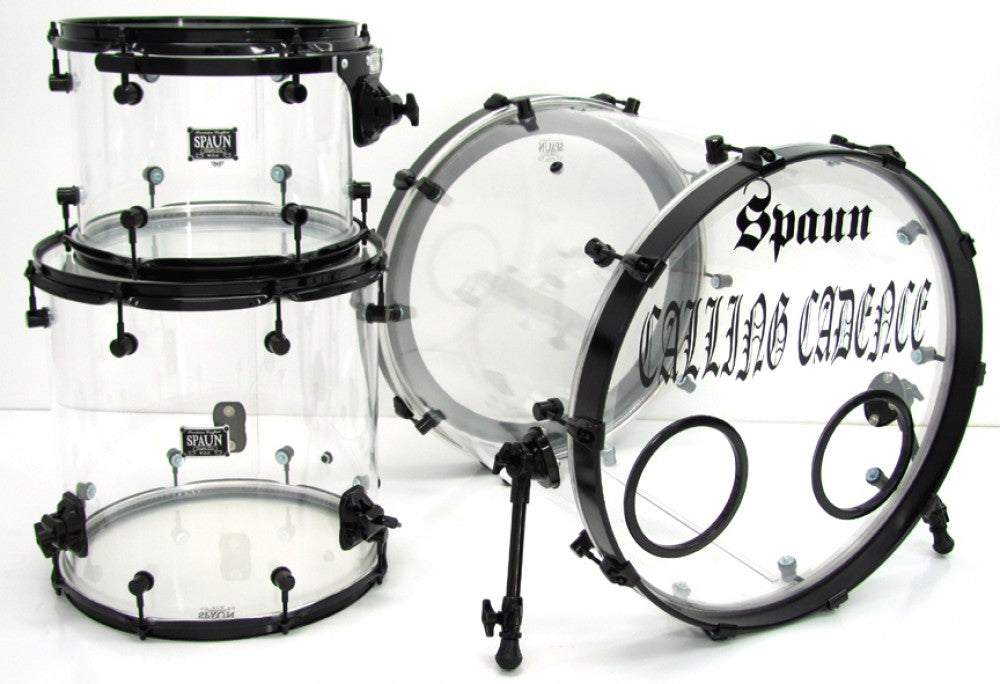 Acrylic 3pc-Clear w-Black HW
