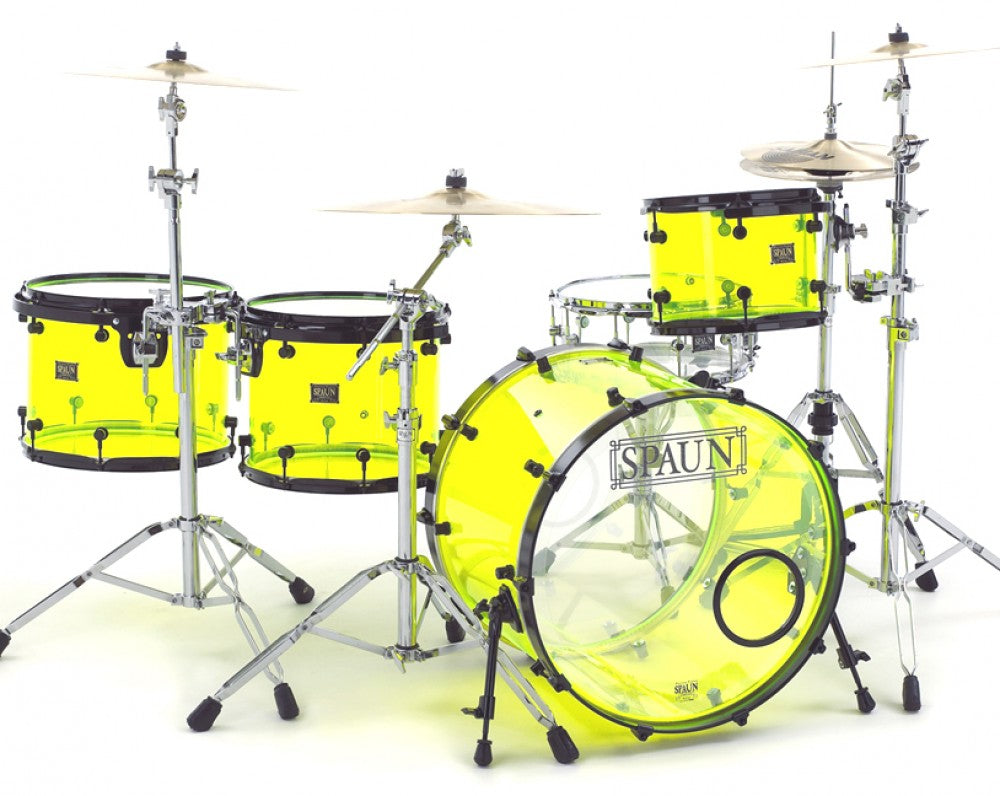 Acrylic 4pc-Fluorescent Green