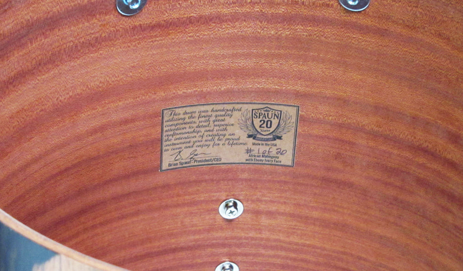 20th Anniversary 100% African Mahogany