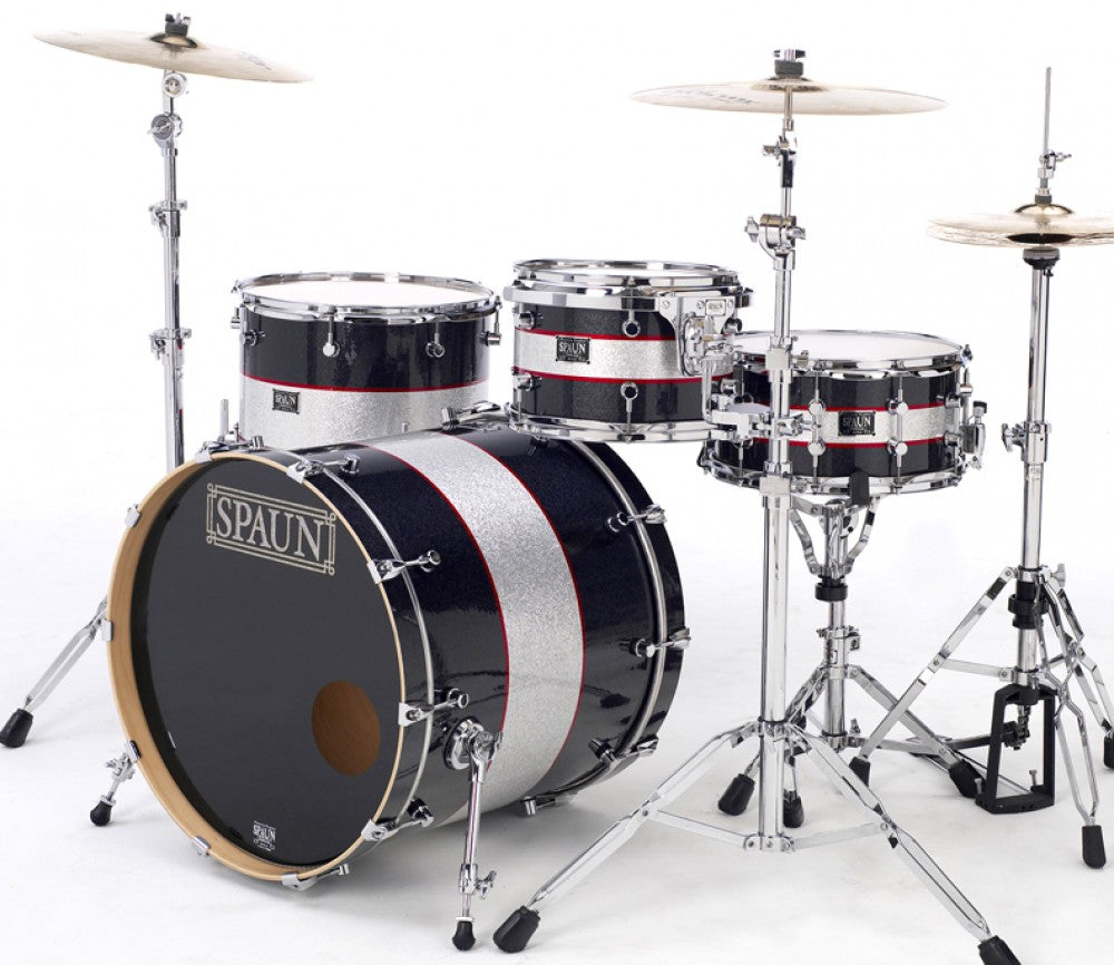 Custom 3pc-Black & Silver Stripes
