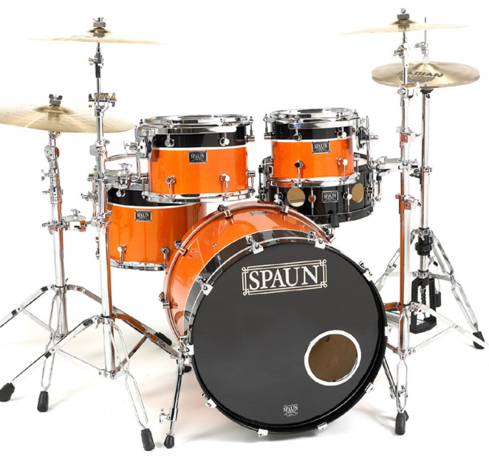 Custom 4pc-Tangelo Pearl & Black