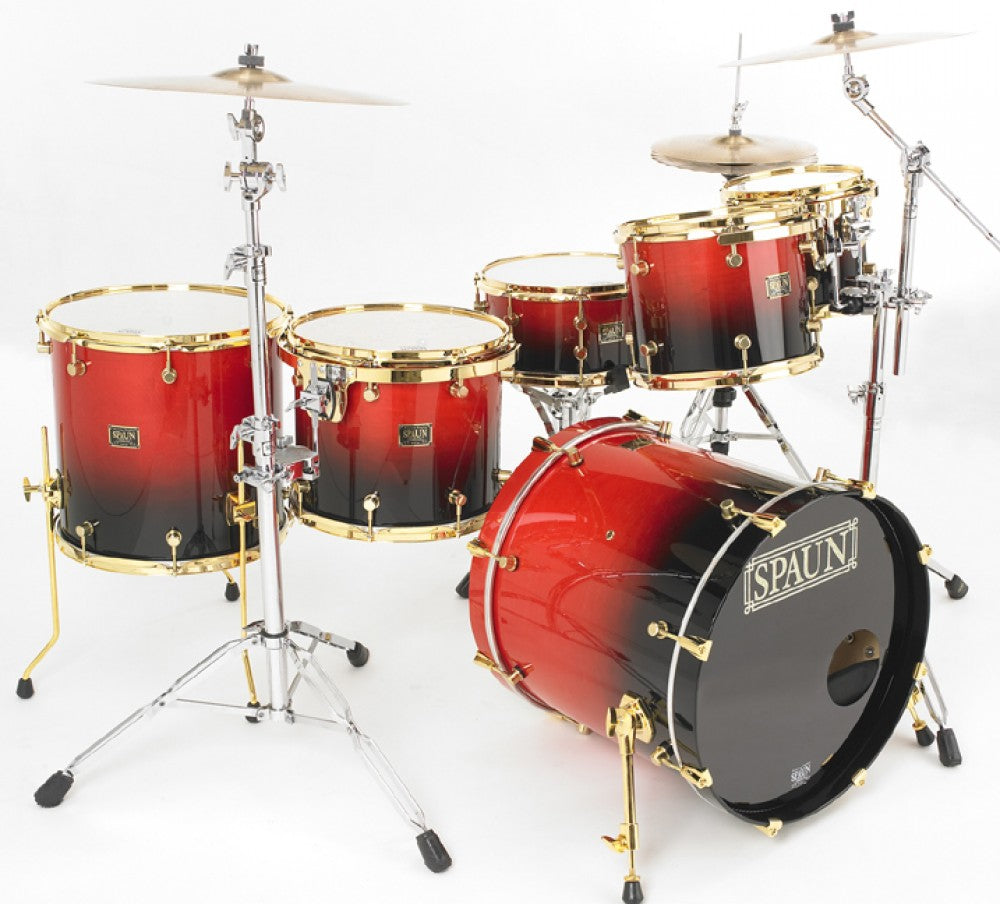Custom 5pc-Bright Red Fade