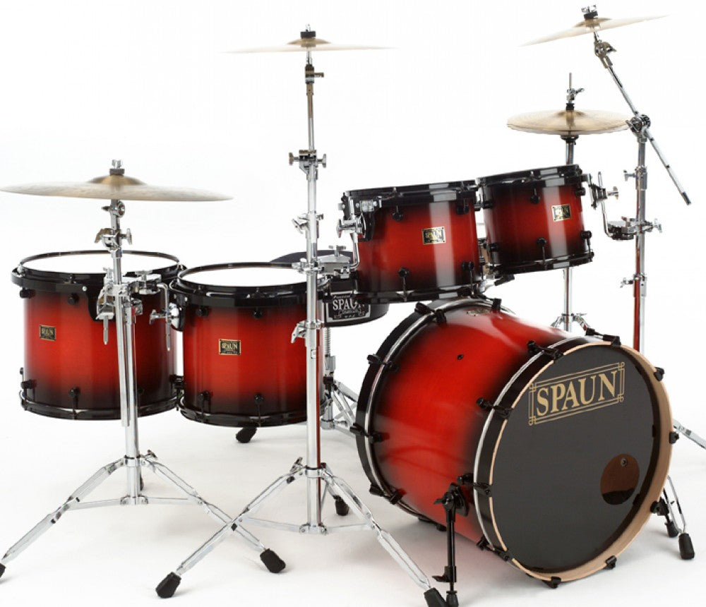 Custom 5pc-Bright Red Burst