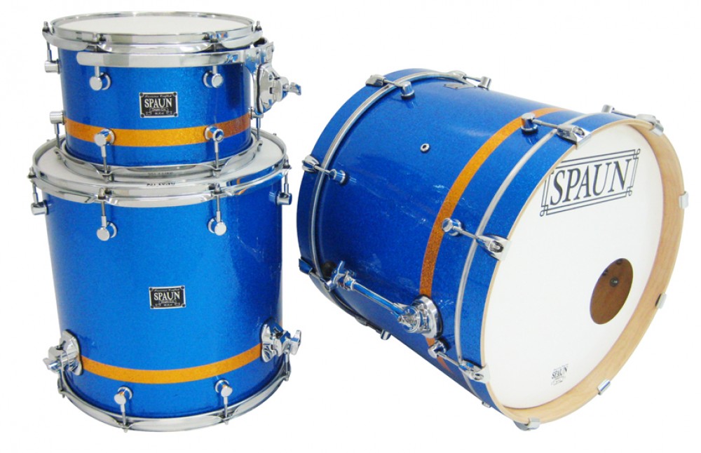 Custom 3pc-Blue & Gold Sparkle