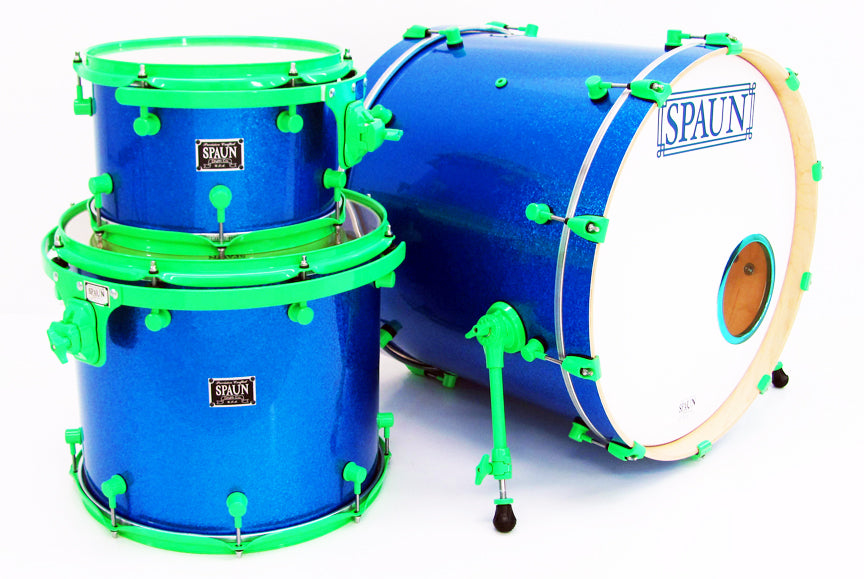 Custom 3pc-Blue Sparkle