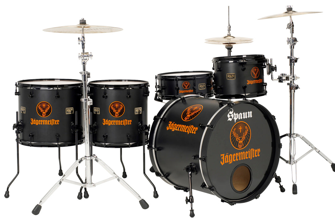 Custom 4pc-Jagermeister – Spaun Drum Company