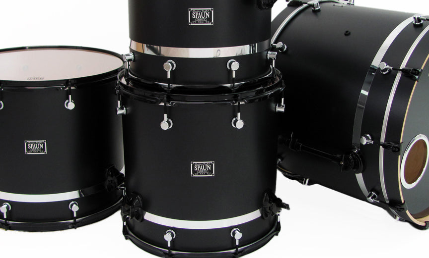 Custom 4pc-Flat Black w-Chrome Stripe