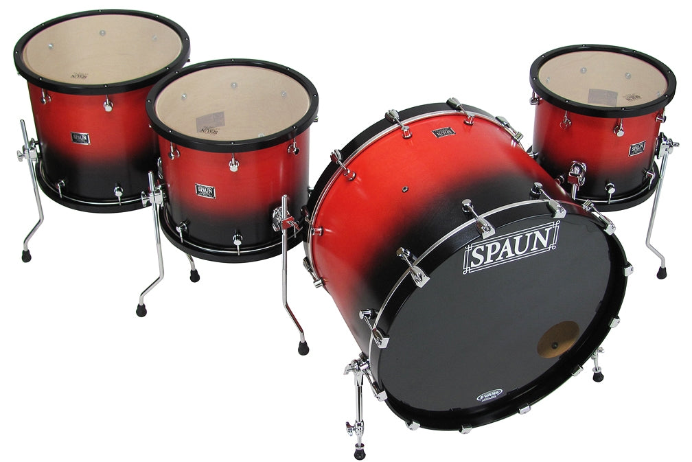 Custom 4pc-Bright Red Fade