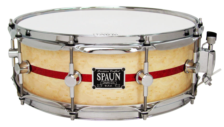 Maple 5x14-Birdseye w-Red Stripe