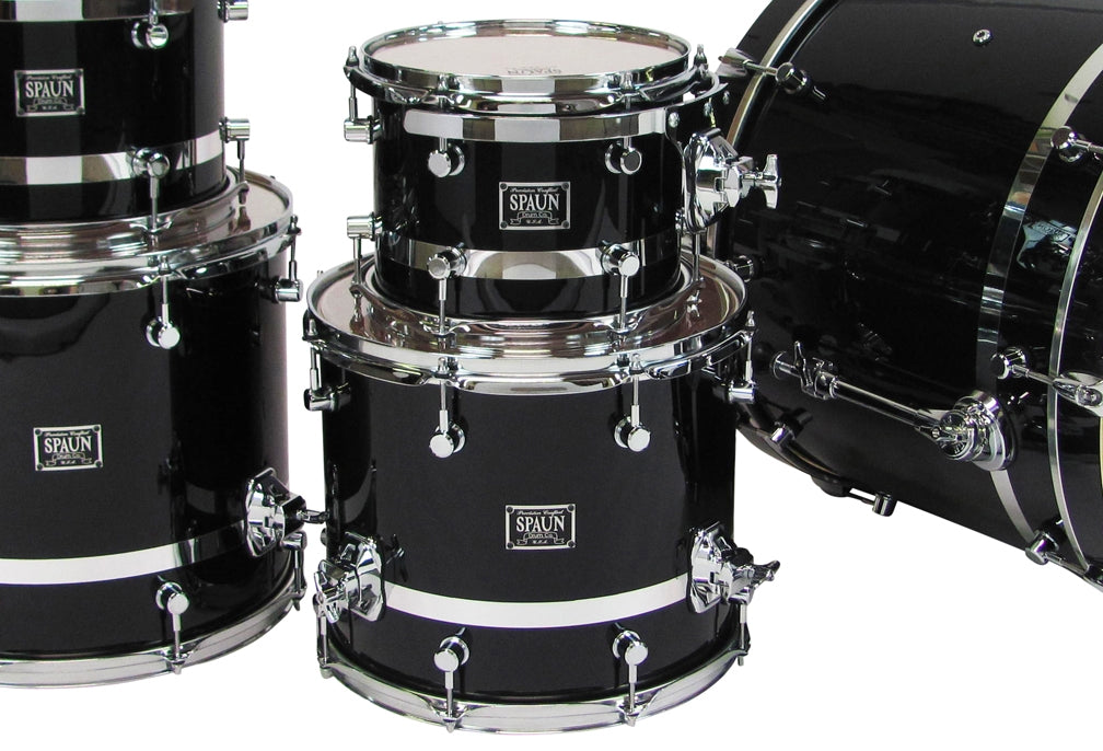 Custom 5pc-Gloss Black w-Chrome Stripe
