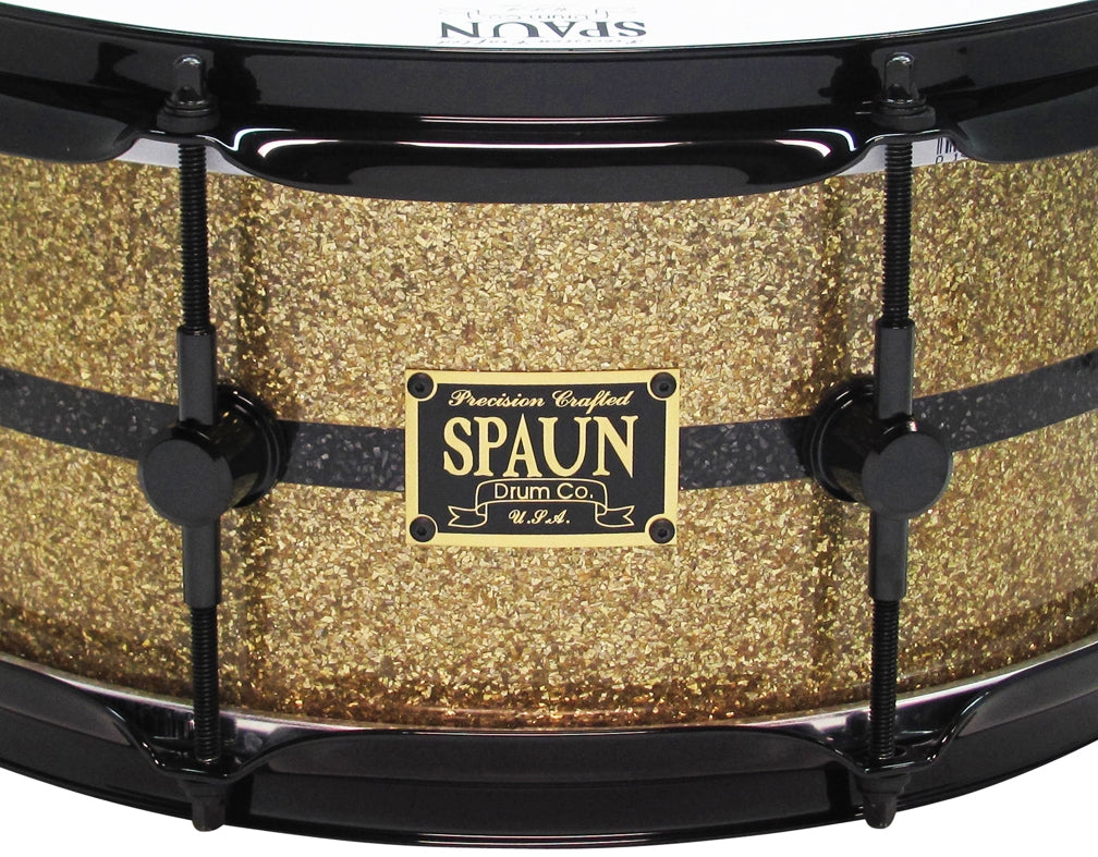 Maple 6x13-Gold Glass w-Black Pinstripe