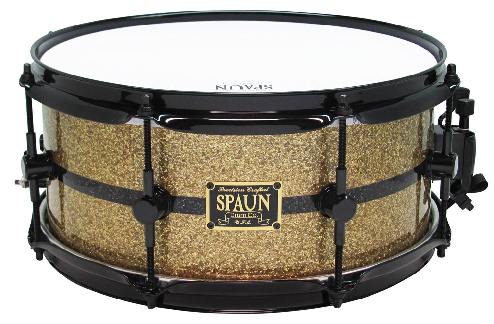 Maple 6x13-Gold Glass w-Black Pinstripe