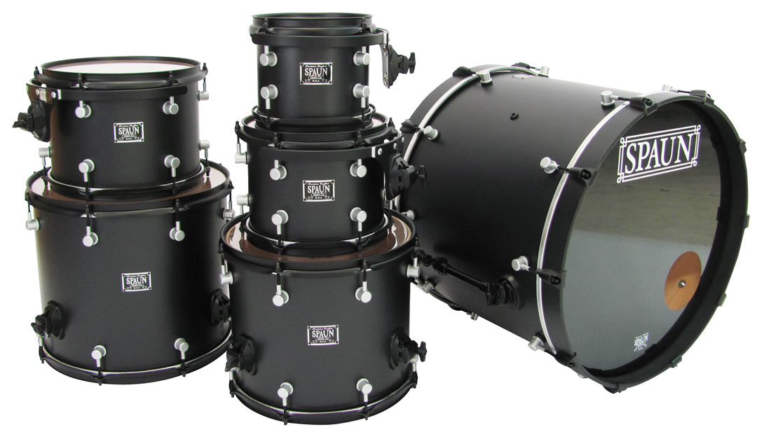 Custom 6pc-Flat Black w-Satin Chrome