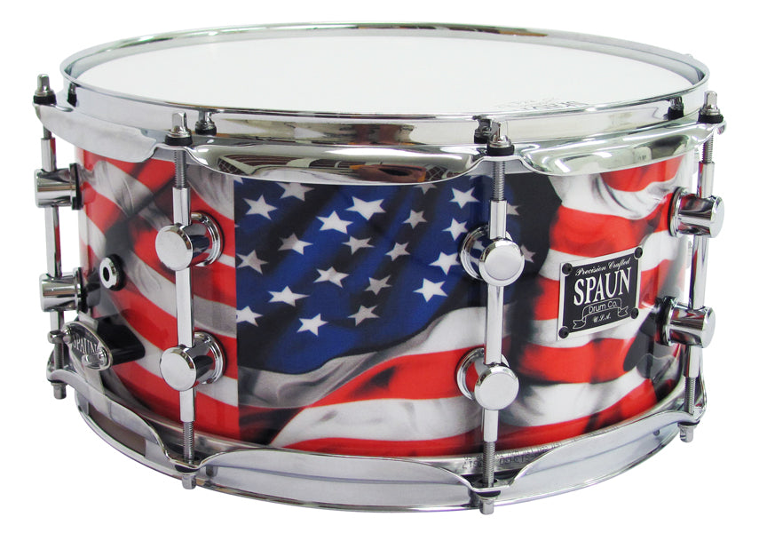 Maple 6.5x13-USA Flag