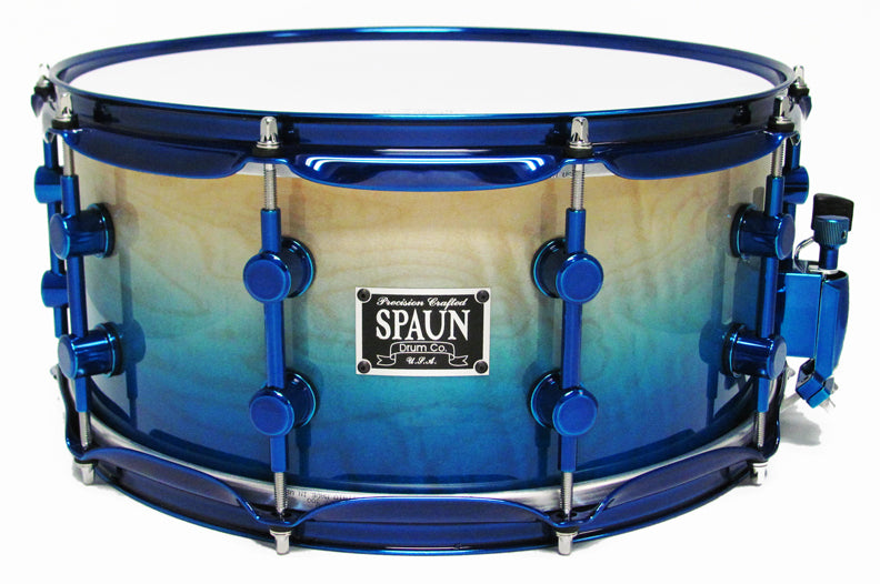 Maple 6.5x14 16ply-Blue Fade