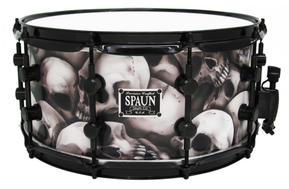 Maple 7x14-Pile O Skulls