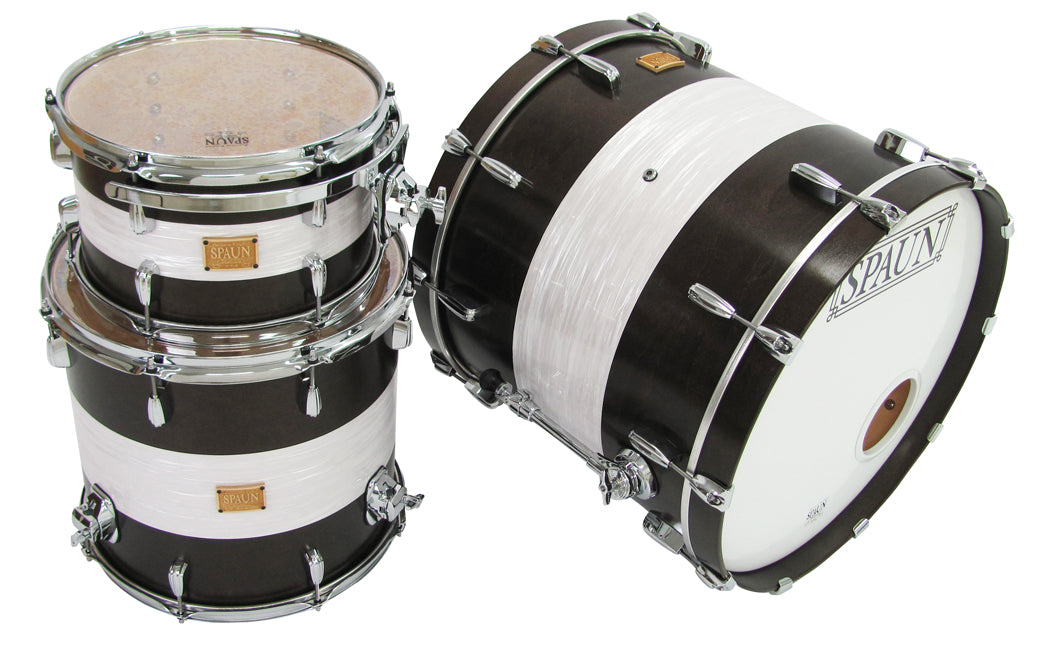 Custom 3pc-Walnut & White Ripple