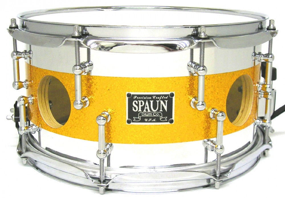 Vented 7x13-Chrome & Gold Sparkle