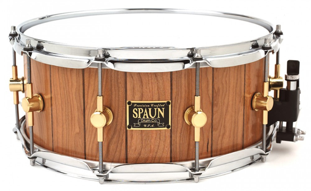 Stave 6x14-Cherry w-Walnut Stripes