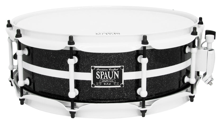 Maple 5x14-Black Glass w-White Stripe