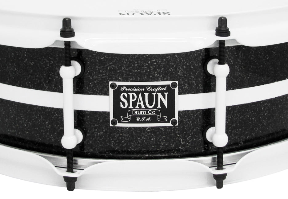 Maple 5x14-Black Glass w-White Stripe