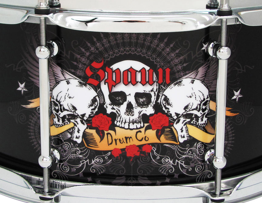 Maple 6.5x13-Tri Skull