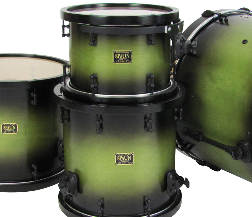 Custom 4pc-Olive to Blackburst