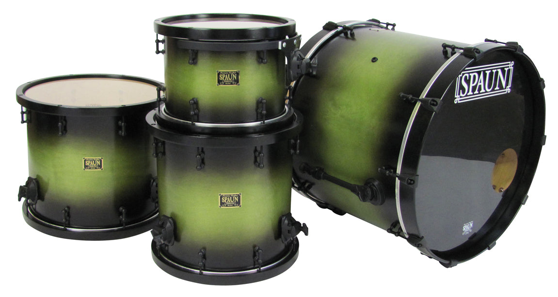 Custom 4pc-Olive to Blackburst