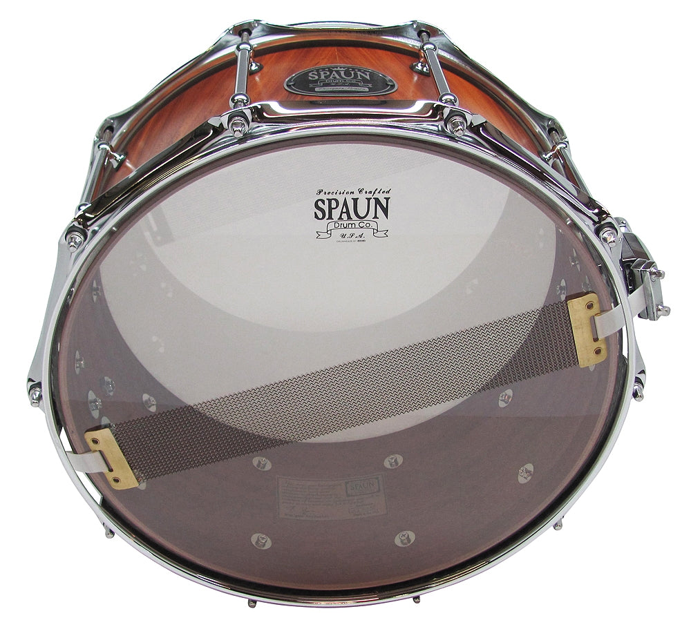Mahogany 6.5x14-Figured Mahogany Face