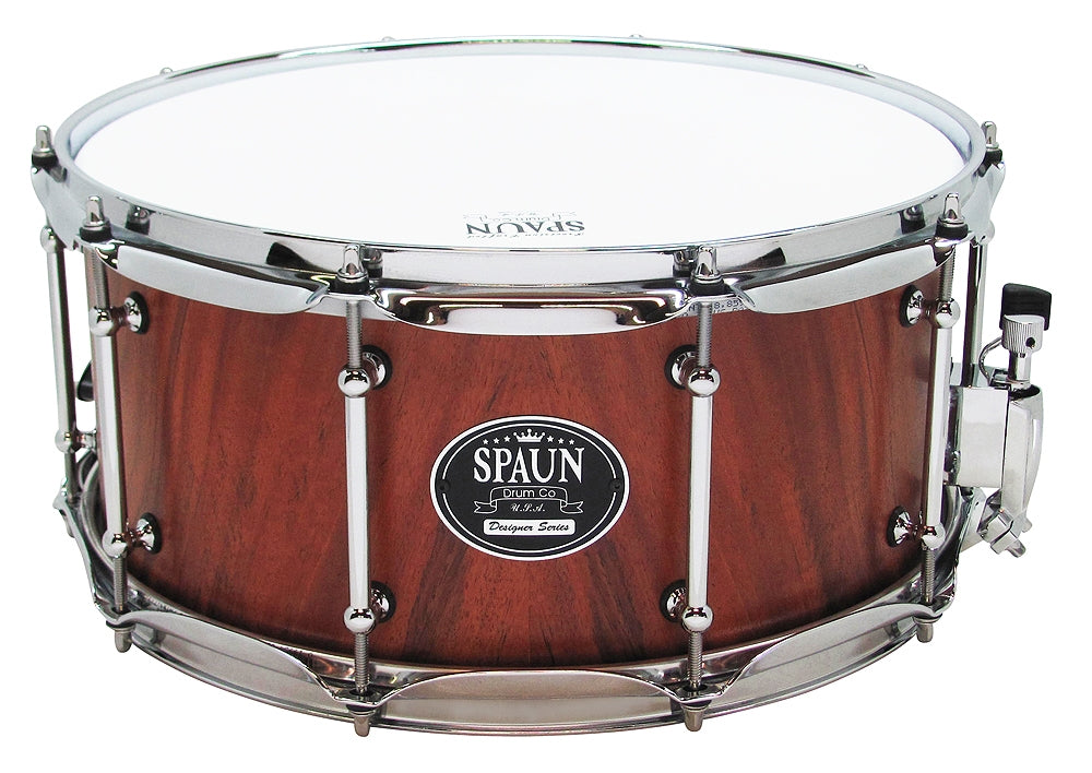 Mahogany 6.5x14-Figured Mahogany Face