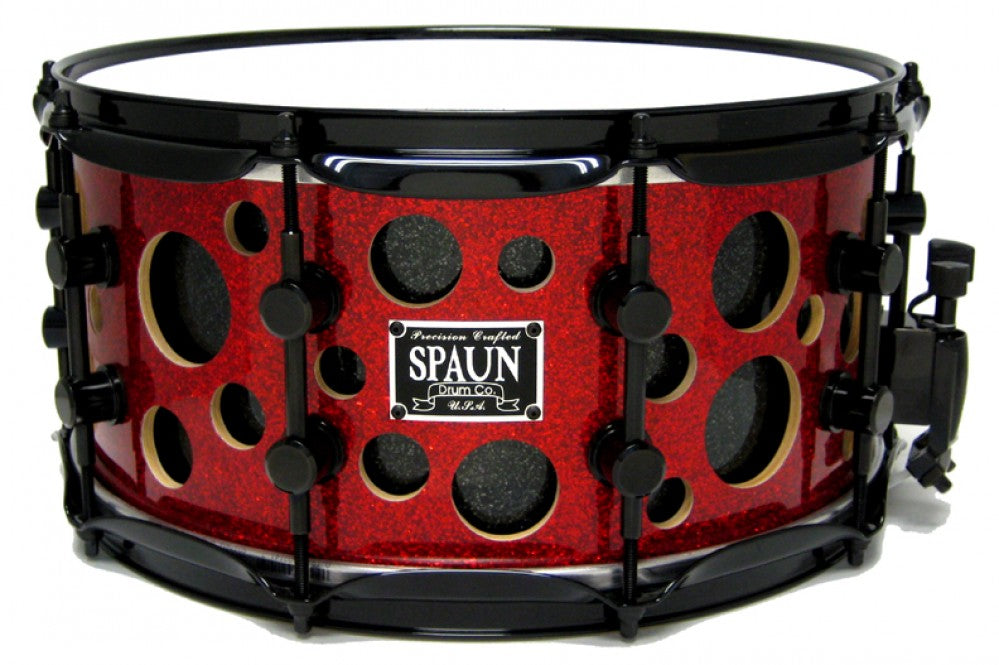 Edgevent 7x14-Red & Black Glass
